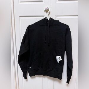 Ripndip Black Hoodie with Cat Accent